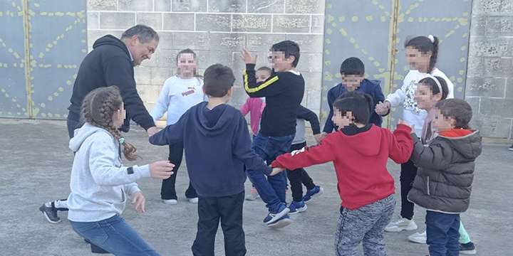 Fr Edgar with kids Fr Edgar with kids